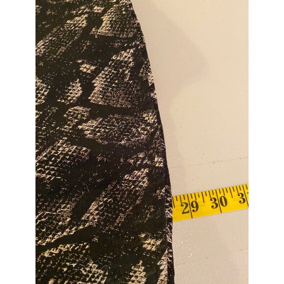 Strapless Snake Print Fit & Flare Dress By Express Size 8 - Picture 7 of 11